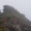 Steep ridge near the peak of Kirigalpoththa.