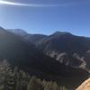 View of Pikes Peak from near the summit of Red Mountain.