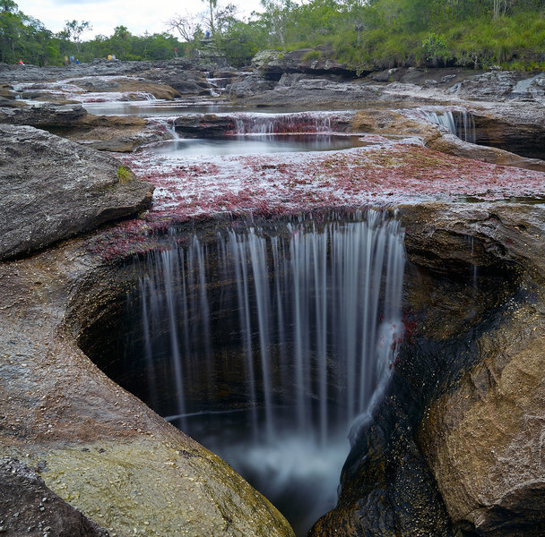 Salto de Aguila "Caño Cristales" by szeke is licensed under CC BY-SA 2.0
