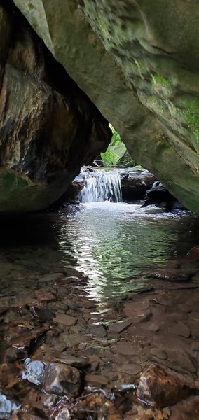 Tributary with nice falls.