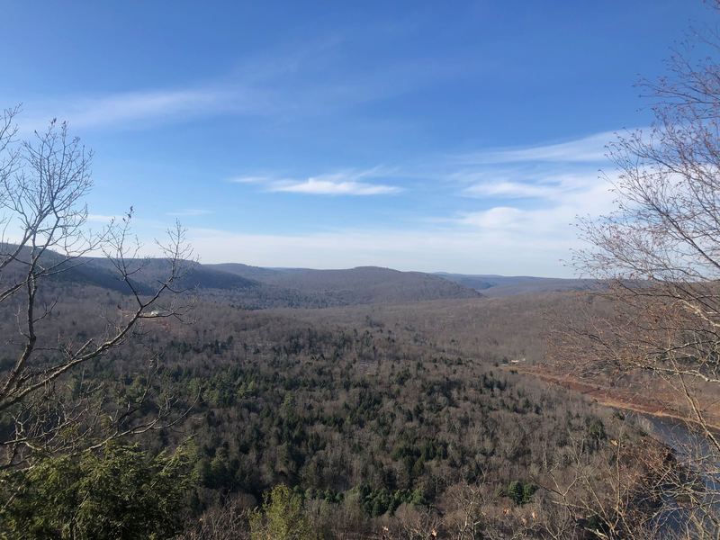 View from Jensen's Ledges.