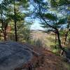 Lookout point facing west.