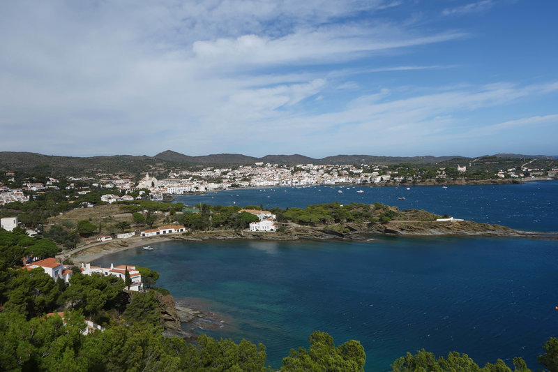 Cadaqués viewed from the Cala Nans Trail.