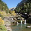 Gradas de Soaso (Soasa cascades) in autumn