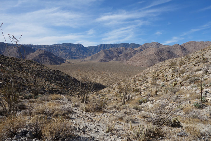 View to the southeast towards Red Top.