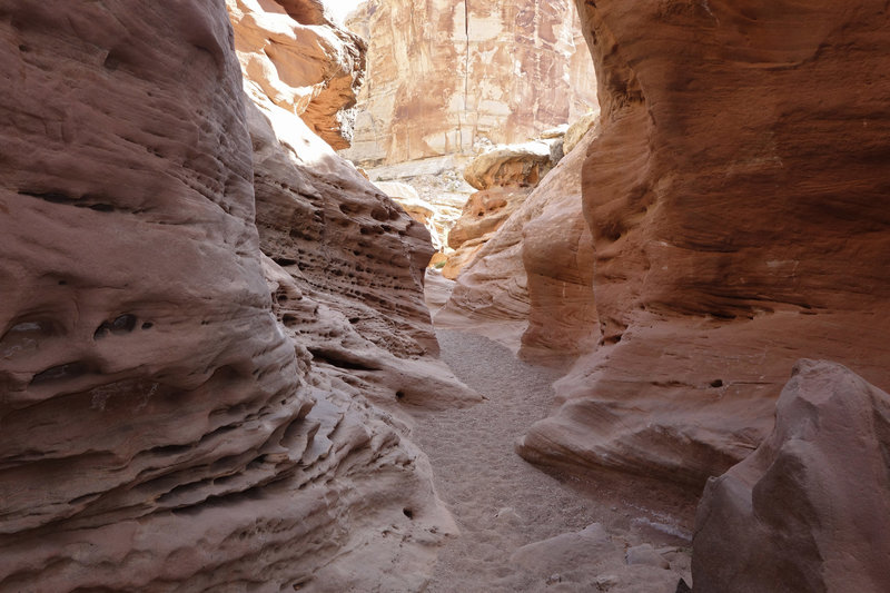 Luminious sandstone of Little Wild Horse Canyon.