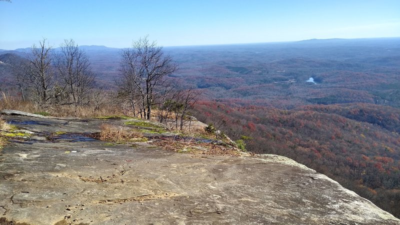 View from atop Bald Rock.