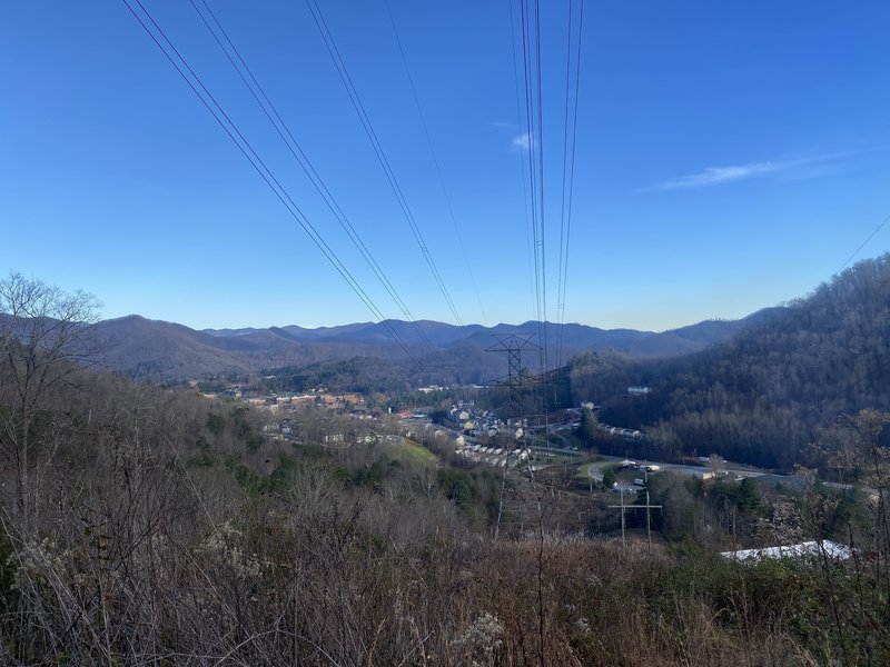 Scenic view from below the power lines on the Upper Long Branch Loop