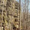 Sandstone cliffs