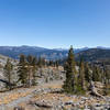 Looking down the King Creek drainage