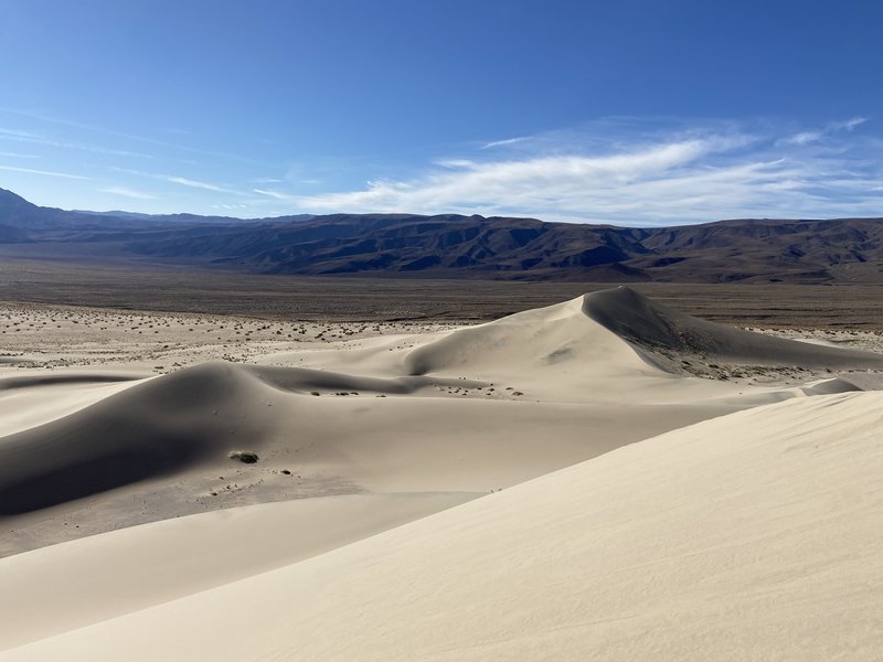 View from atop highest dune.