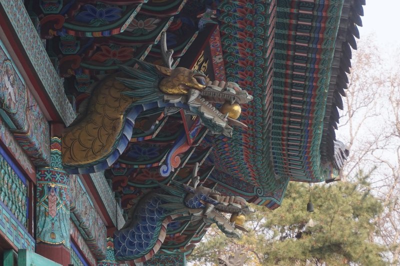 Seoul Trail at Bulguksa Temple.