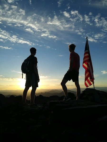 Amazing sunset views on Black Mountain!