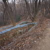 Korean war trenches (foxholes) Seoul Trail section 4 towards Sadang, taken 7th Dec 2020