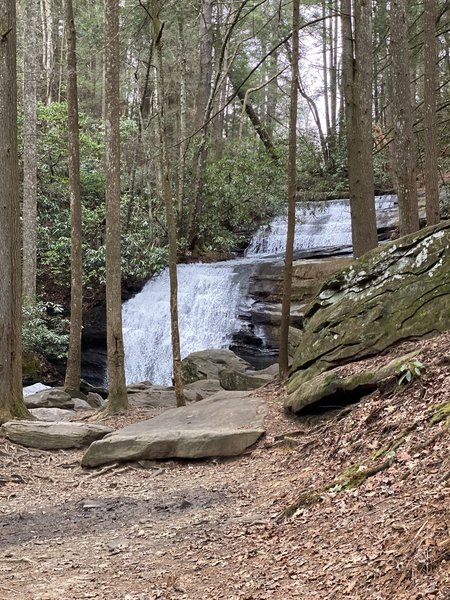 Long Creek Falls from bottom of falls.