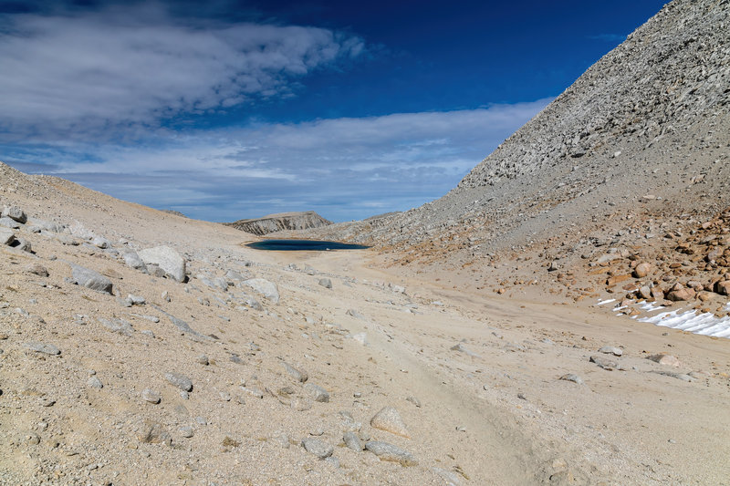 Mono Pass with Summit Lake in the far.