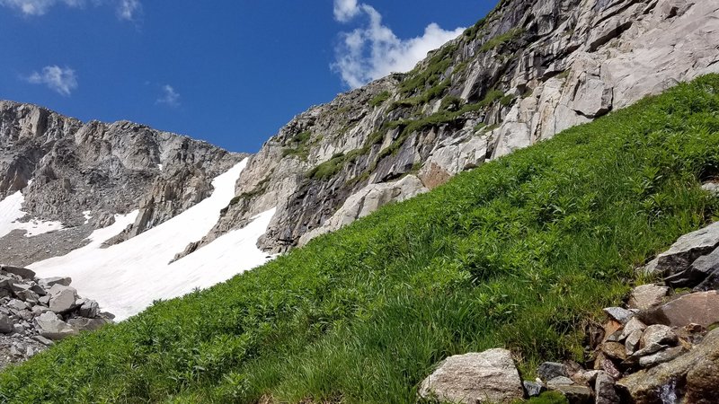 Glacier above Lake Angeline