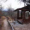 Picnic area on Section 8 of the Seoul Trail at Jangmi Park, taken on 10th of December 2020