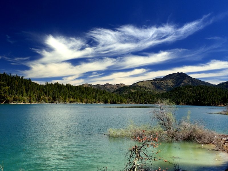 Applegate Lake (at full pool) from the Payette Trail.