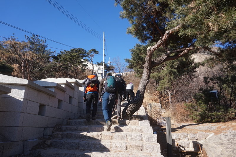 Seoul City Wall Trail on Inwangsan Mountain