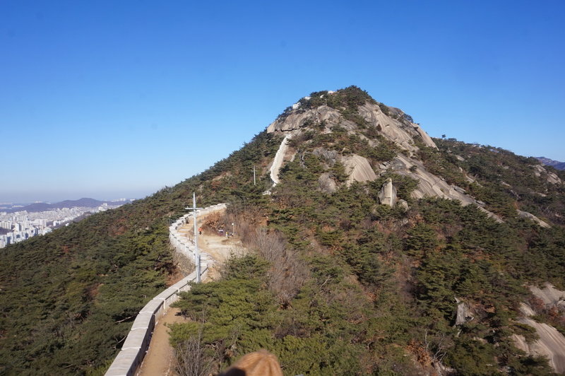 Seoul City Wall Trail on Inwangsan Mountain