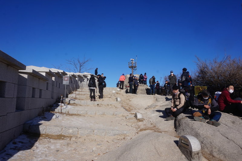 Top of Inwangsan Mountain