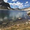 Still ice on Empire lake mid July. Does it get much better than this. It is possible to make this a day hike, about 20 miles.