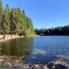 Lake DeSabla, near the trailhead.