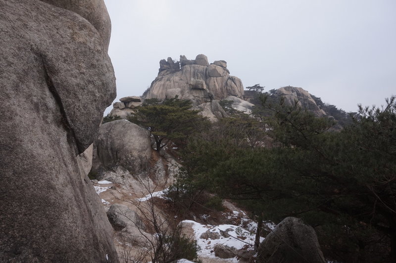 Bukhansan Traverse at Munsubong Peak