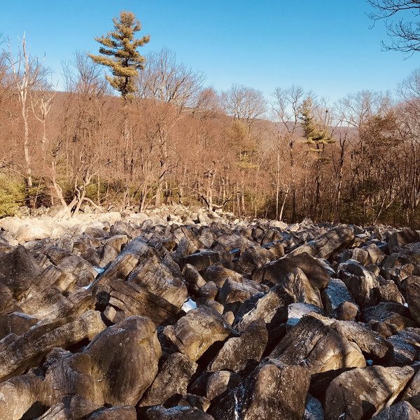 River of rocks.