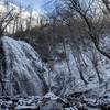 Crabtree Falls in winter