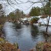 Upriver of the rapids in winter.