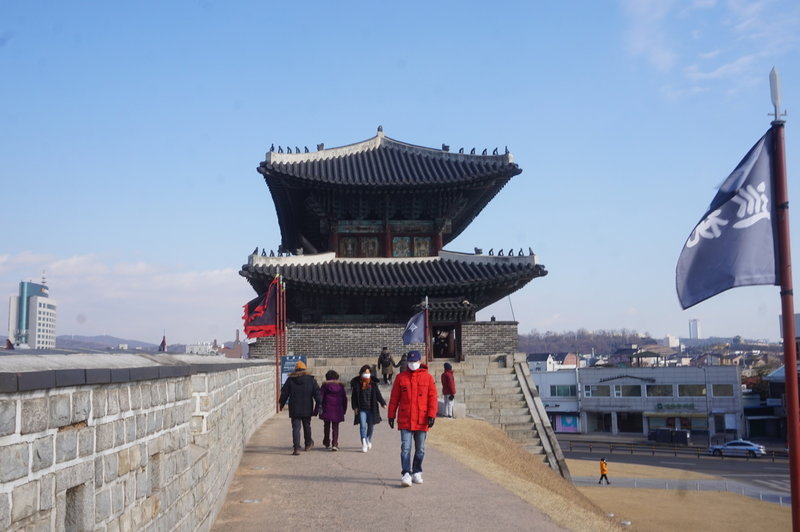 Hwaseong Fortress Loop at Northwestern Gate Guard Post.