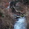 Waterfall at trail start.