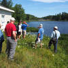 Bird watching at Folly Pond