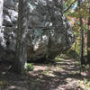 Rock outcrop at Black Mountain