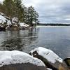 Outflow of The Falls at Depot Lakes in the winter