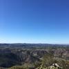 View from the end of the trail looking out towards the Pacific.