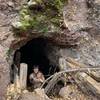 Entrance to hot spring grotto.