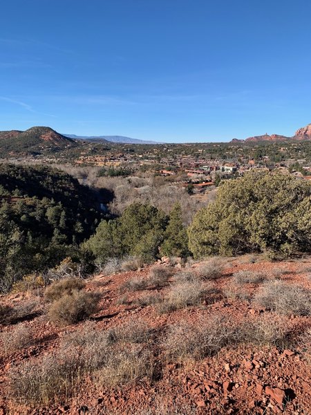 Uptown Sedona from Huckaby Trail