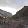 Back into canyon towards end of trail.