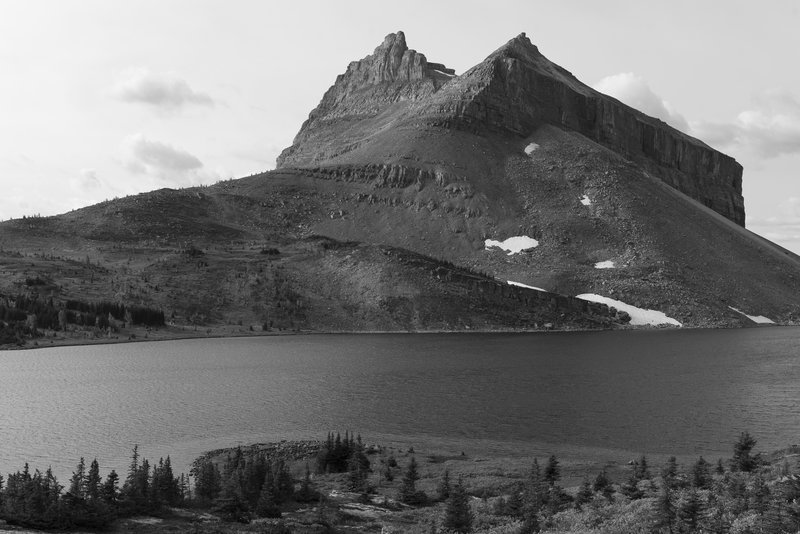 Ptarmigan Lake and Mount Redoubt