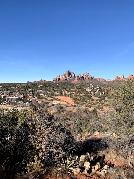 Uptown Sedona from Huckaby Trail