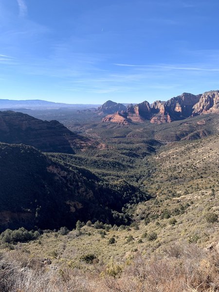 The view from Schnebly Vista.