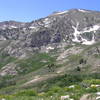 King Peak leaving Overland Lake