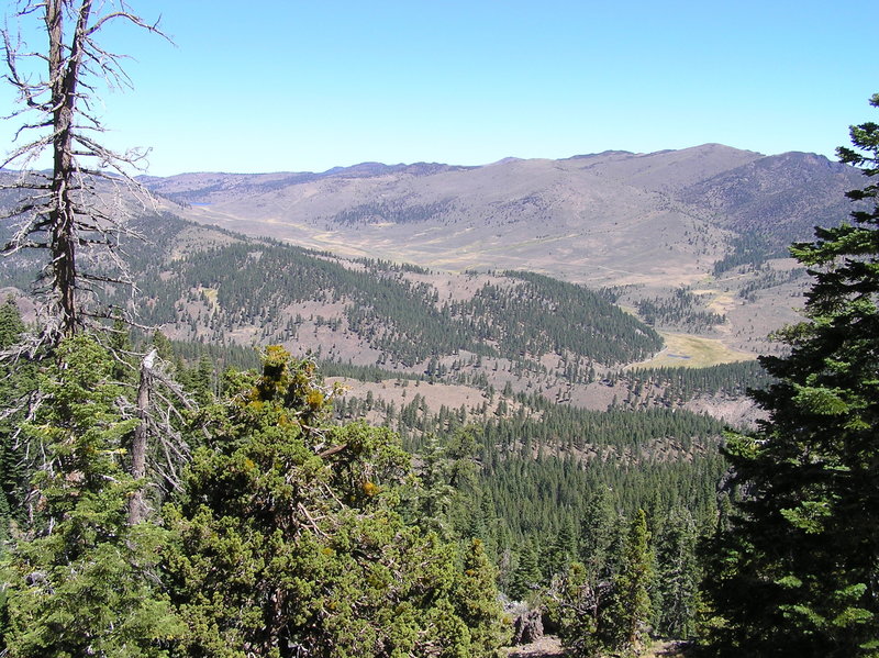 View of Bagley Valley up to Heenan Lake.