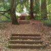 Historic stairs up to the vacation home of Henry Miller, a land and cattle baron in the mid to late 1800s.