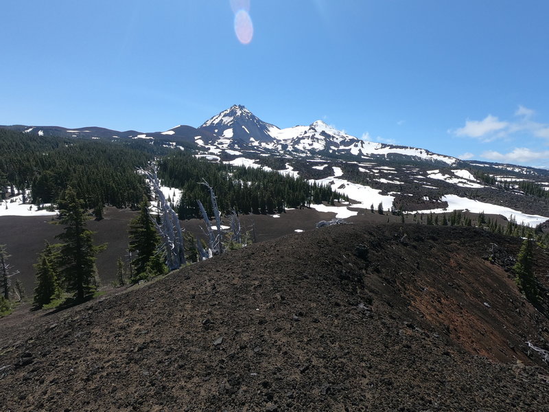 Collier Cone, North Sister and Little Brother (L-R) from 4-in-1 Cone Summit.