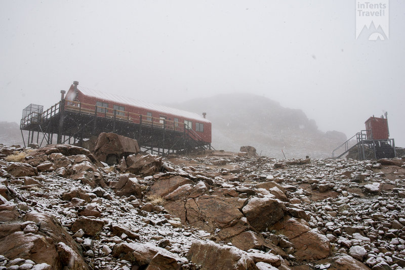 Mueller's Hut snow approach