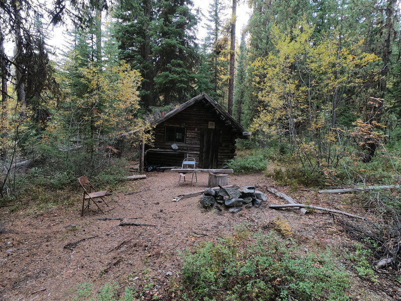 "Hobo Hilton" cabin along North Fork John Day River.